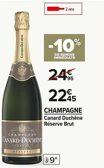 champagne canard duchêne réserve brut