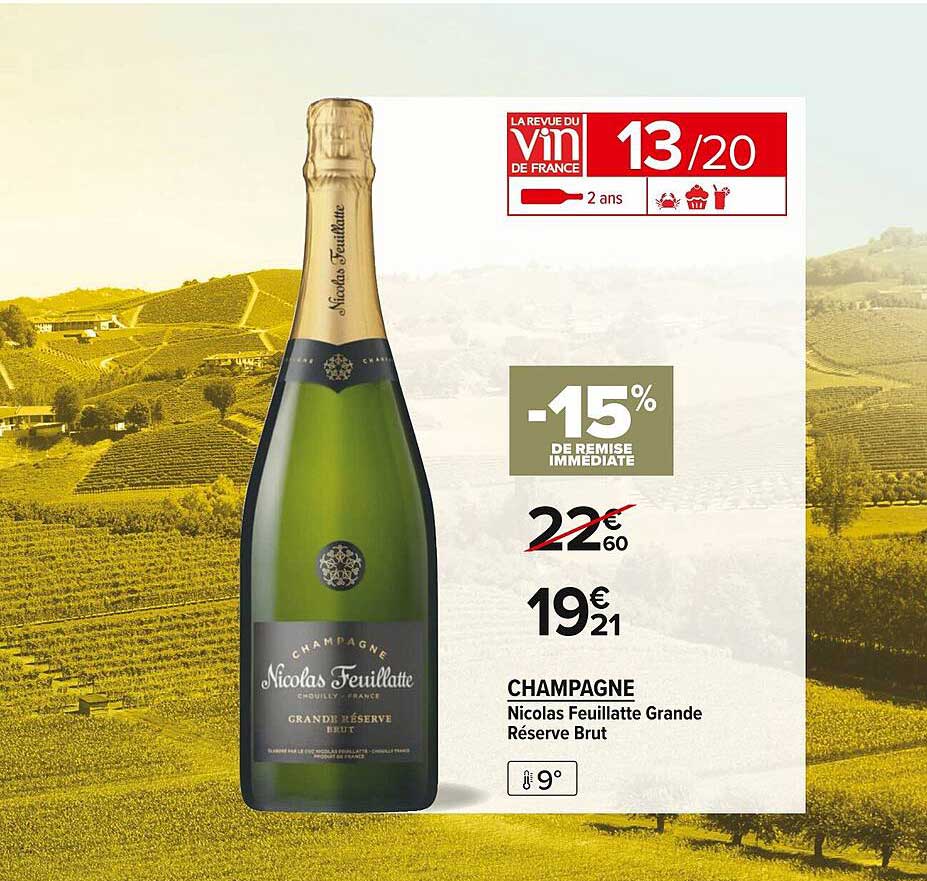 Champagne Nicolas Feuillatte Grande Réserve Brut