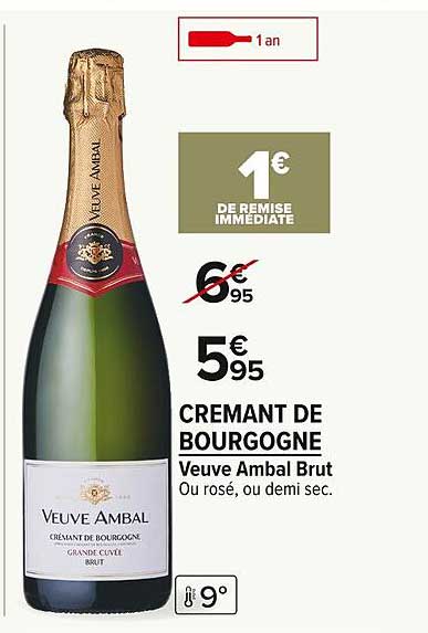 crémant de bourgogne veuve ambal brut