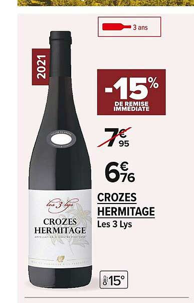 crozes hermitage les 3 lys