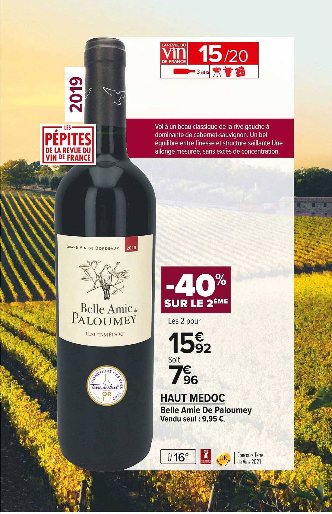 haut médoc belle amie de paloumey