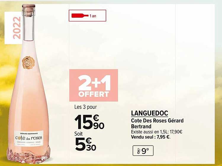 languedoc côtes des roses gérard bertrand