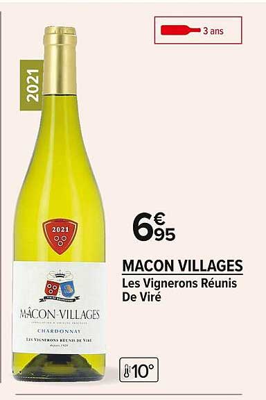 macon villages les vignerons réunis de viré