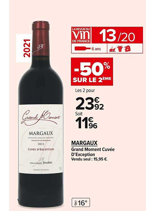 margaux grand moment cuvée d'exception