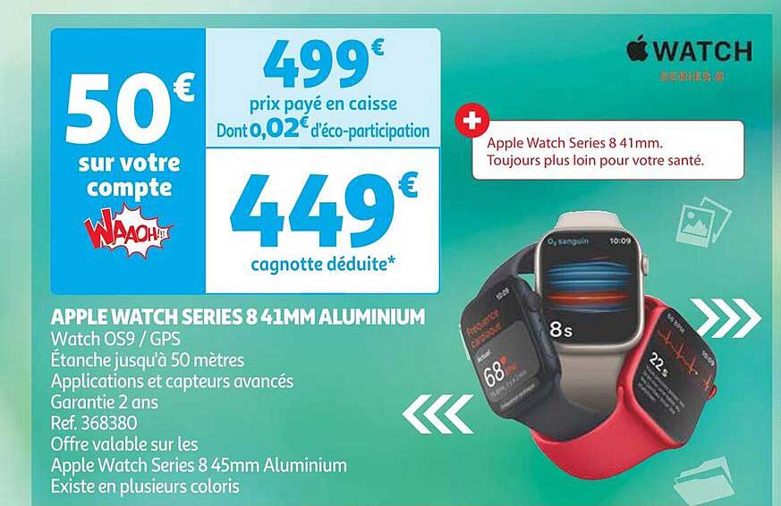 apple watch series 8 41 mm aluminium