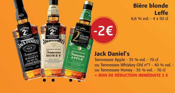 Bière Blonde Leffe, Jack Daniel's