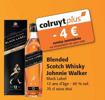 blended scotch whisky johnnie walker