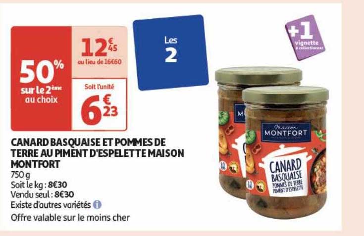 canard basquaise et pommes de terre au piment d'espelette maison montfort