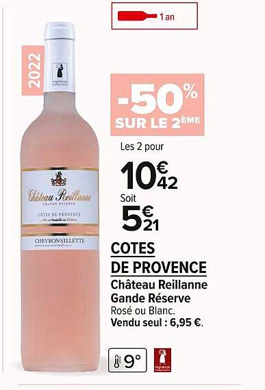 côtes de provence château reillanne grande réserve