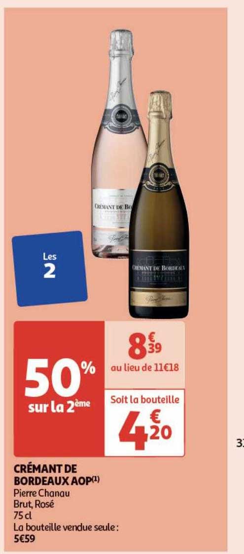 crémant de bordeaux aop pierre chanau
