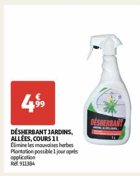 désherbant jardins, allées, cours 1 l