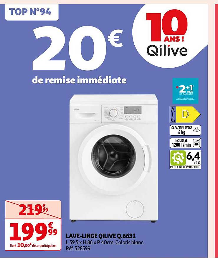 lave-linge qilive q.6631
