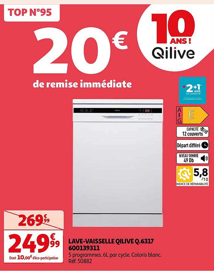 lave-vaisselle qilive q.6317