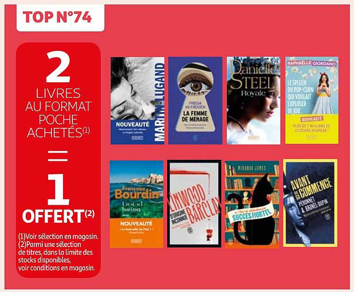 2 livres au format poche