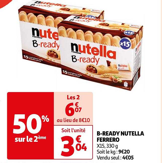 b-ready nutella ferrero