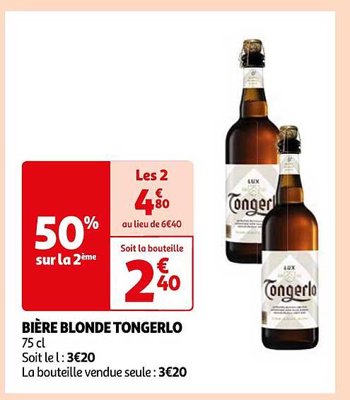 bière blonde tongerlo