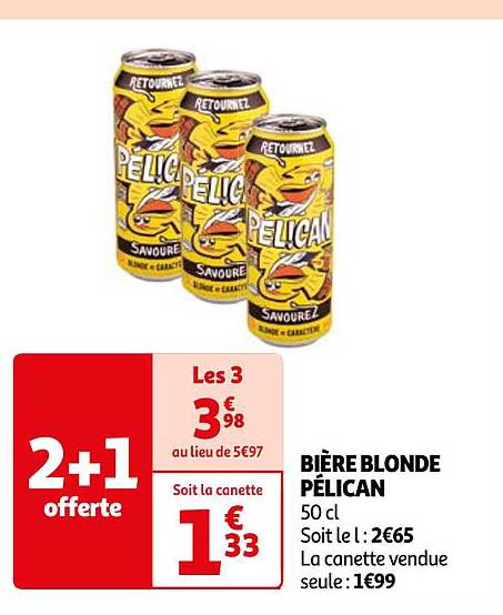 Bière Blonde Pélican