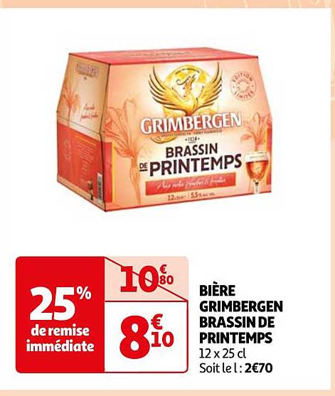 bière grimbergen brassin de printemps