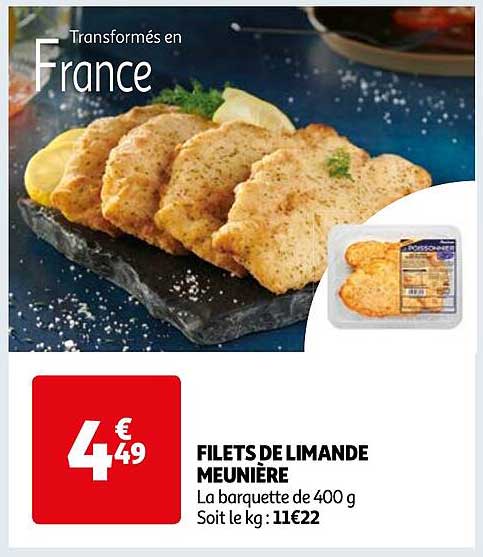 Filets De Limande Meunière