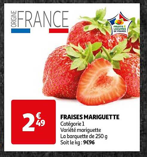 fraises mariguette