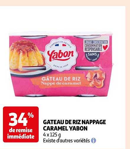 gâteau de riz nappage caramel yabon