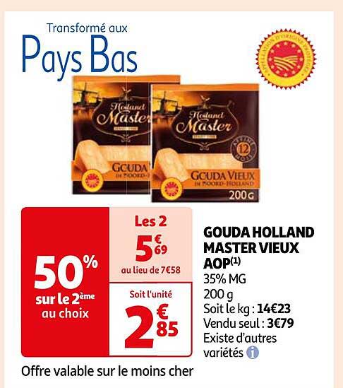 gouda holland master vieux aop