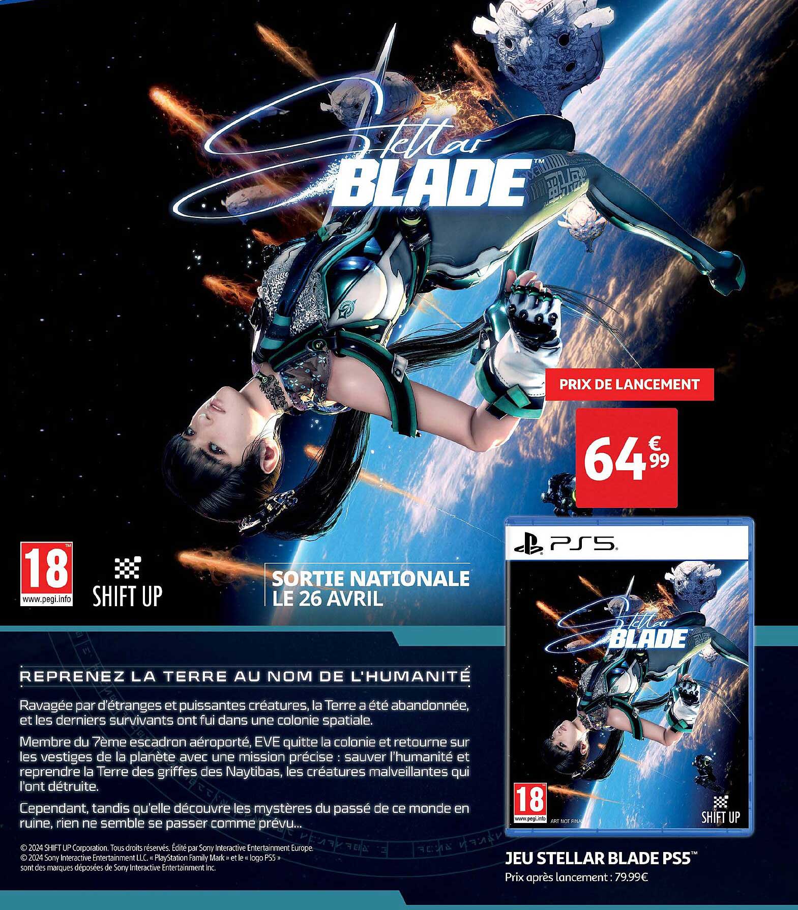 jeu stellar blade ps5