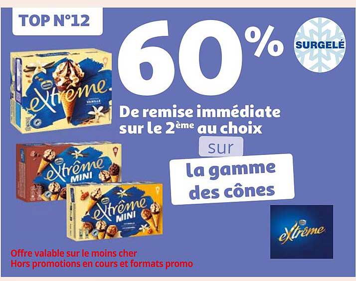 La Gamme Des Cônes Xtrême