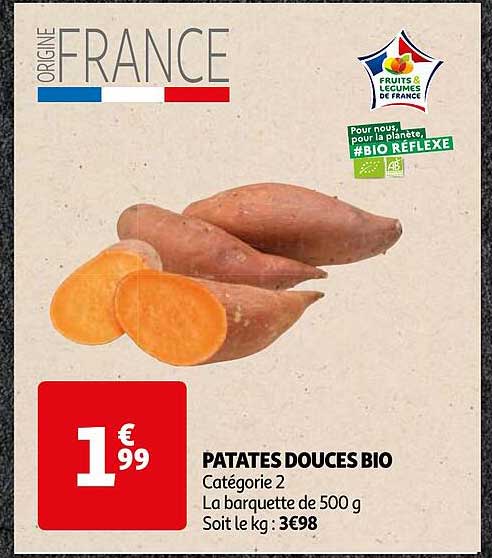 patates douces bio