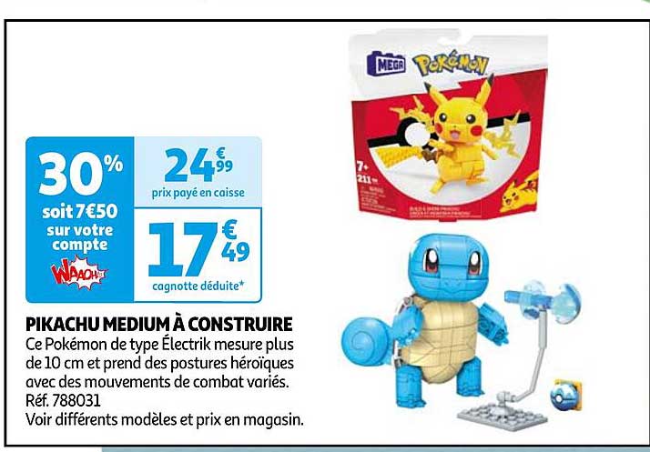 pikachu medium à construire