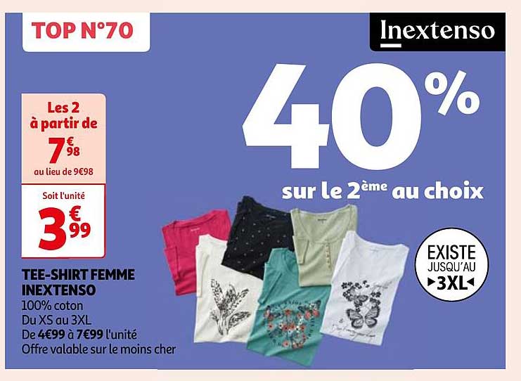 tee-shirt femme inextenso