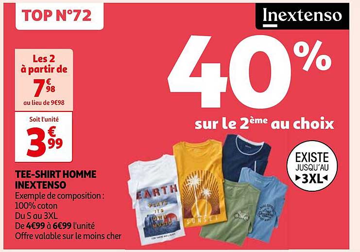 Tee-shirt Homme Inextenso