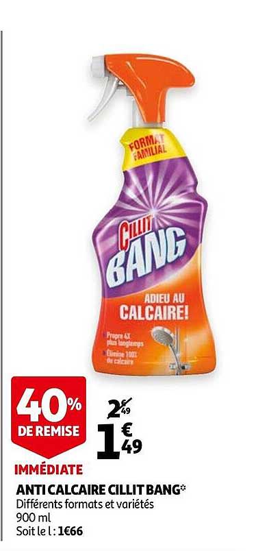 Anti Calcaire Cillit Bang