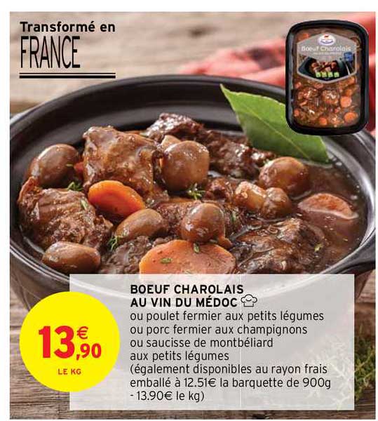 Bœuf Charolais Au Vin Du Médoc
