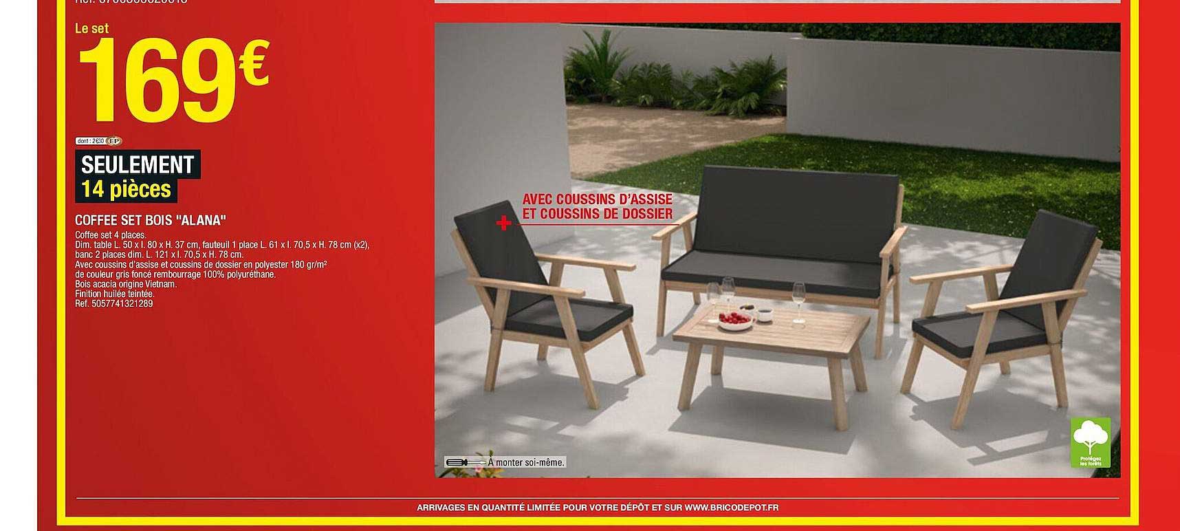 coffee set bois "alana"