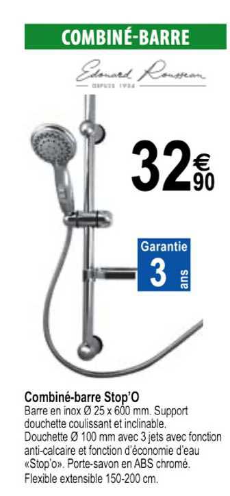 Combiné-barre Stop'o