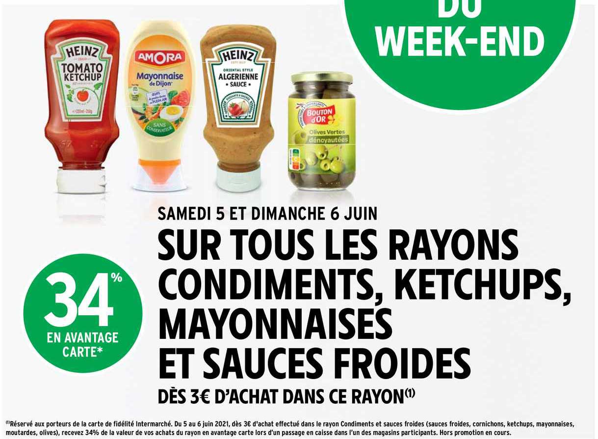 condiments, ketchups, mayonnaises et sauces froides