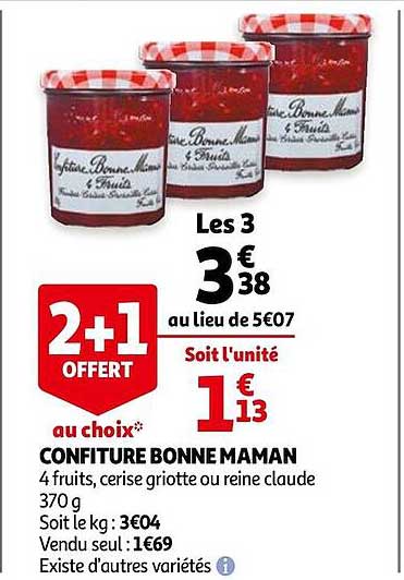 Confiture Bonne Maman