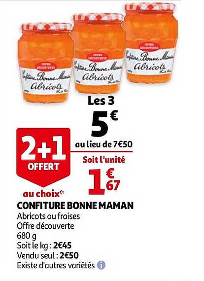 confiture bonne maman