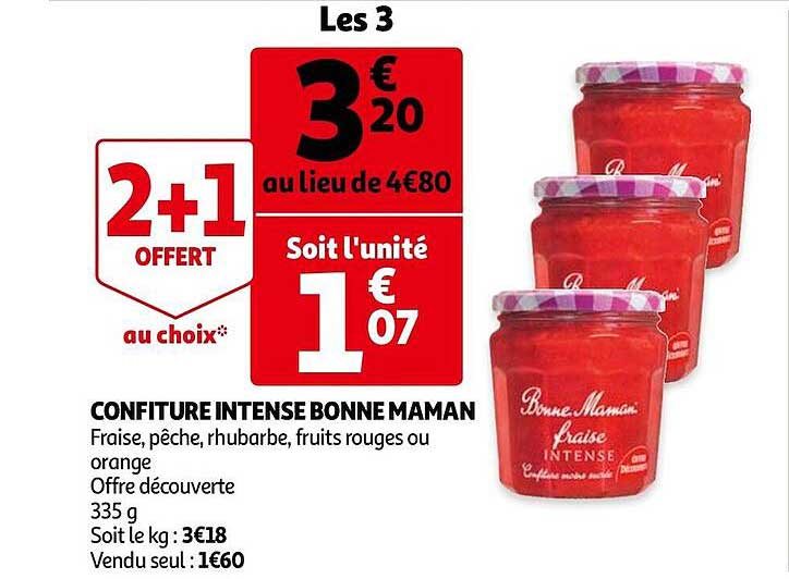 Confiture Intense Bonne Maman
