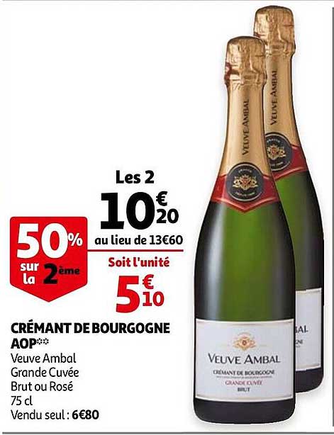crémant de bourgogne aop veuve ambal