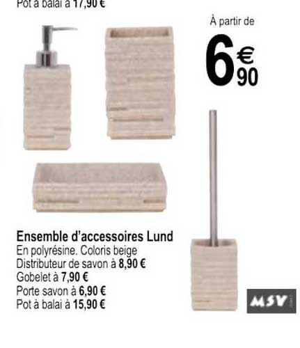 ensemble d'accessoires lund