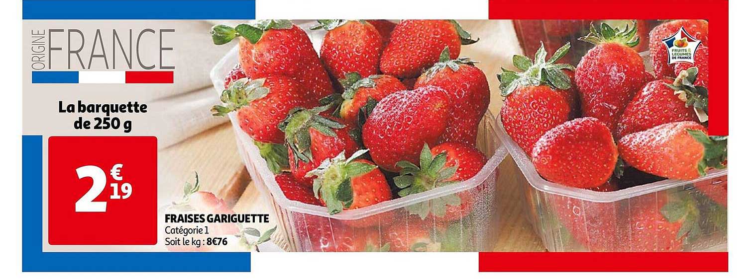 Fraises Gariguette