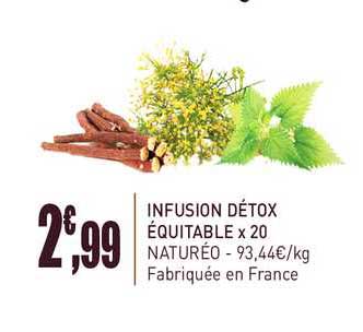 infusion détox équitable x20