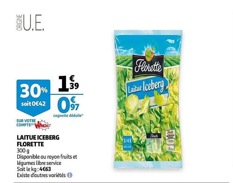 Laitue Iceberg Florette