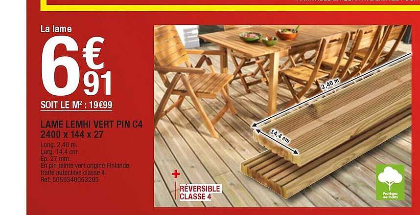 lame lemhi vert pin c4 2400 x 144 x 27