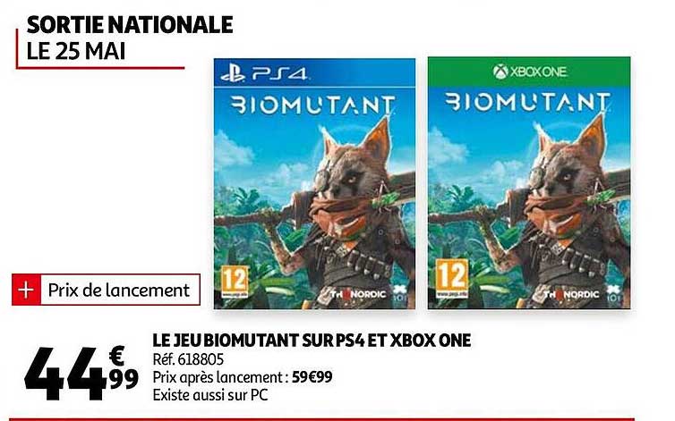 le jeu biomutant sur ps4 et xbox one