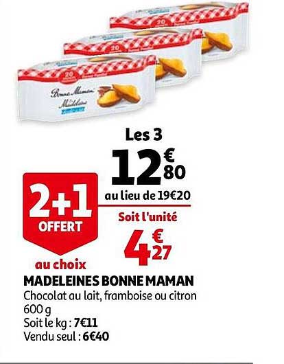 madeleines bonne maman