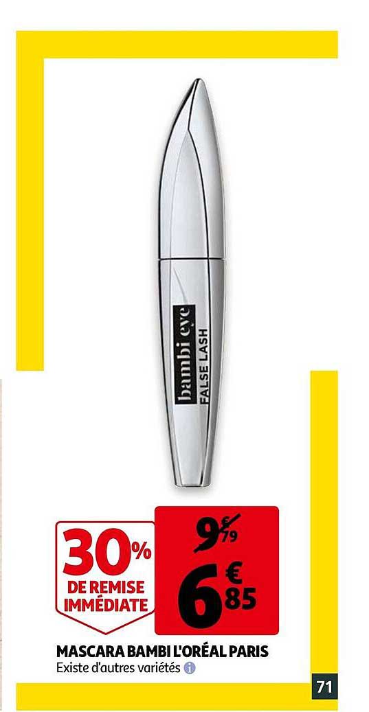 mascara bambi l'oréal paris