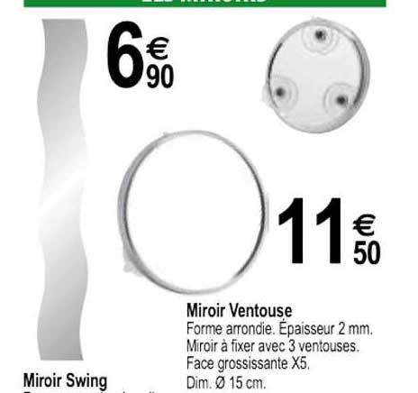 Miroir Ventouse